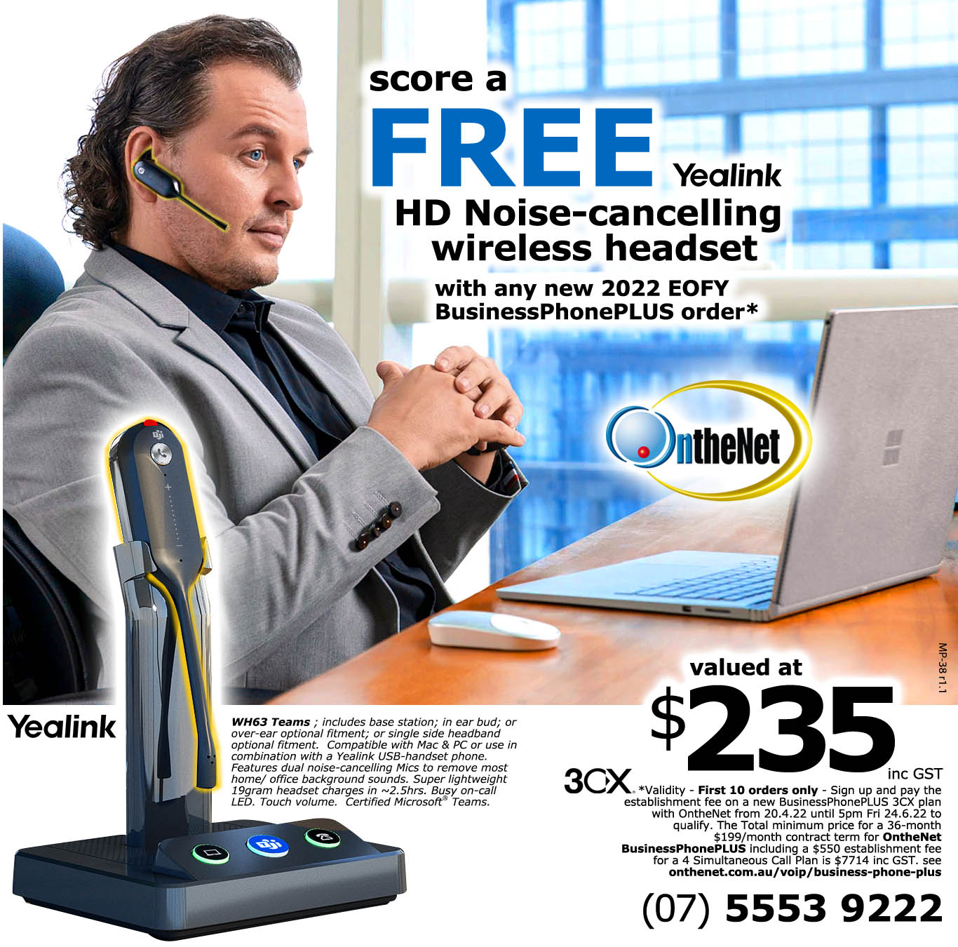 Free 3CX Yealink Headset EOFY Offer