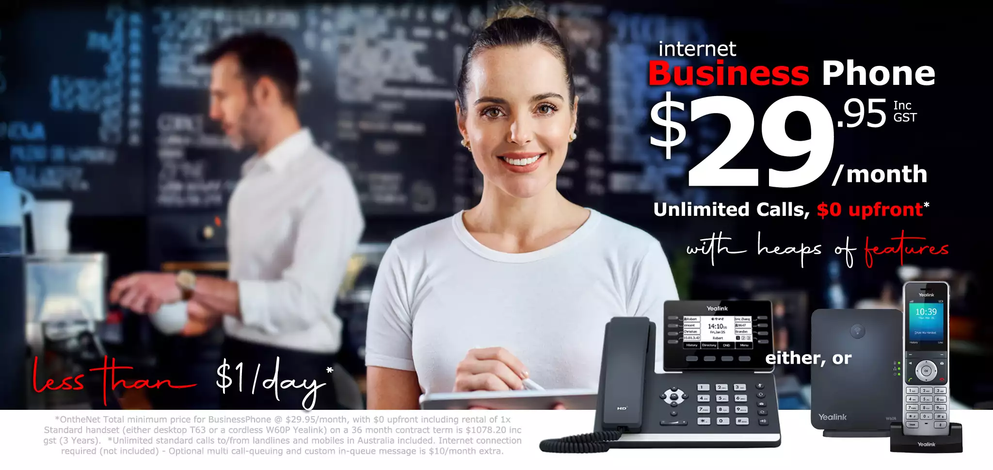 $1 a day business phone Gold Coast
